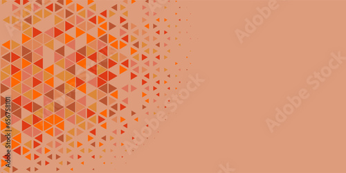  Multicolored abstract Triangle background with variety of triangular shapes and colors, triangles or concave with Copy space 