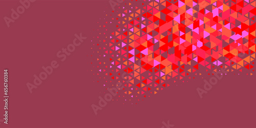  Multicolored abstract Triangle background with variety of triangular shapes and colors, triangles or concave with Copy space 