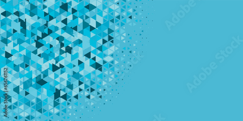  Multicolored abstract Triangle background with variety of triangular shapes and colors, triangles or concave with Copy space 