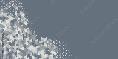  Multicolored abstract Triangle background with variety of triangular shapes and colors, triangles or concave with Copy space 