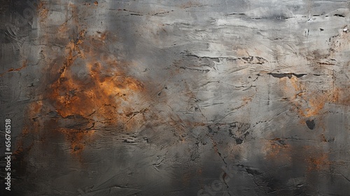 Scratched Metal Plate Texture Background