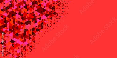  Multicolored abstract Triangle background with variety of triangular shapes and colors, triangles or concave with Copy space 