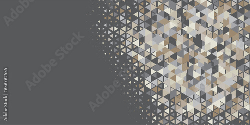  Multicolored abstract Triangle background with variety of triangular shapes and colors, triangles or concave with Copy space 