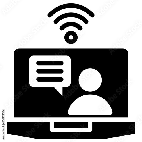 Wallpaper Mural Online Mentoring Glyph Icon Torontodigital.ca