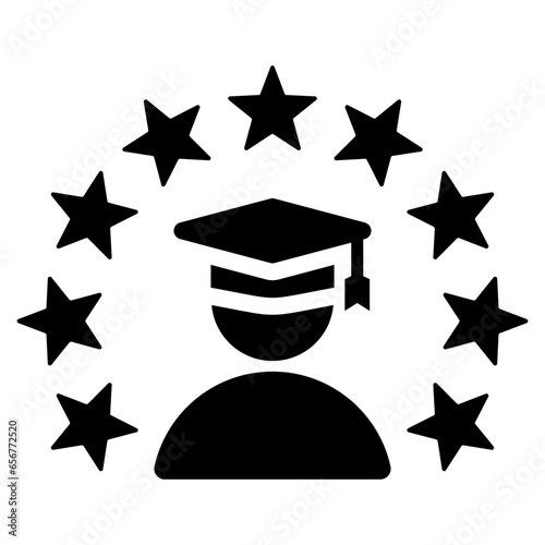 Student Experience Glyph Icon