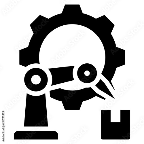 Manufacturing Techniques Glyph Icon