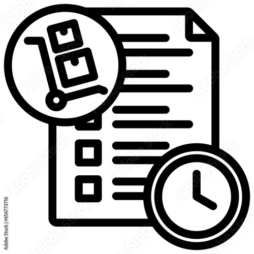 Purchasing Plan Outline Icon