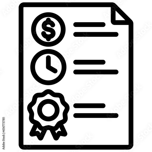 Rfq Outline Icon