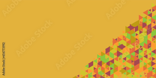  Multicolored abstract Triangle background with variety of triangular shapes and colors, triangles or concave with Copy space 