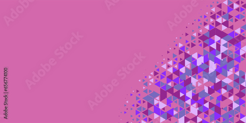  Multicolored abstract Triangle background with variety of triangular shapes and colors, triangles or concave with Copy space 