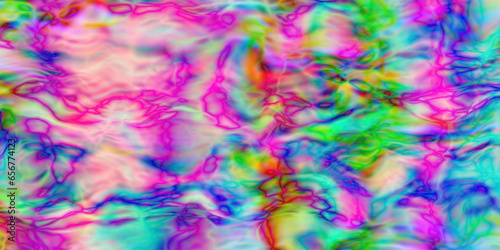 Fotografía intense colors with watery, wavy wobbles