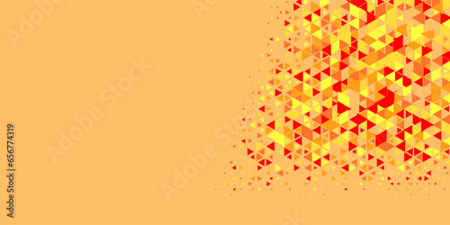  Multicolored abstract Triangle background with variety of triangular shapes and colors, triangles or concave with Copy space 
