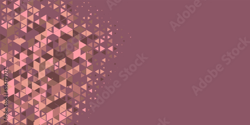  Multicolored abstract Triangle background with variety of triangular shapes and colors, triangles or concave with Copy space 