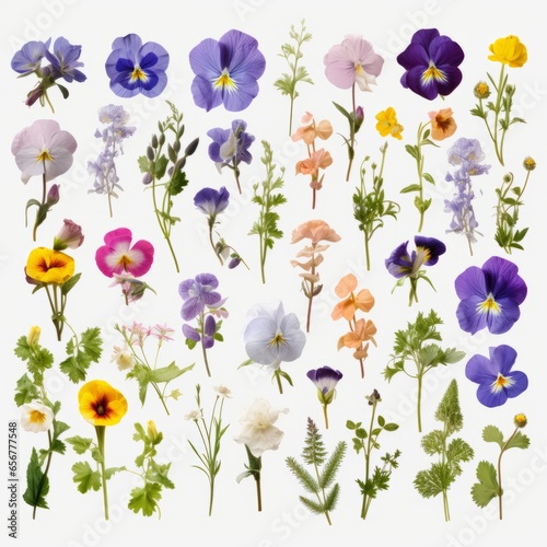 A vibrant bouquet of colorful flowers on a clean white background