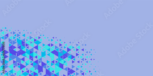  Multicolored abstract Triangle background with variety of triangular shapes and colors, triangles or concave with Copy space 