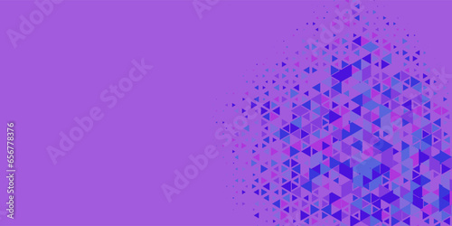  Multicolored abstract Triangle background with variety of triangular shapes and colors, triangles or concave with Copy space 