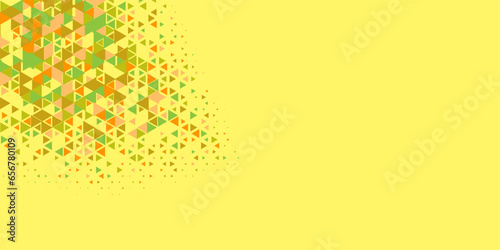  Multicolored abstract Triangle background with variety of triangular shapes and colors, triangles or concave with Copy space 