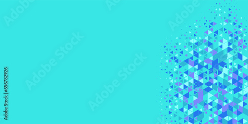  Multicolored abstract Triangle background with variety of triangular shapes and colors, triangles or concave with Copy space 