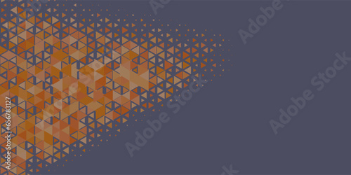  Multicolored abstract Triangle background with variety of triangular shapes and colors, triangles or concave with Copy space 