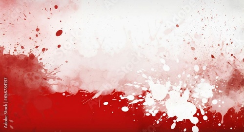 background Red and white abstract dirty grunge 