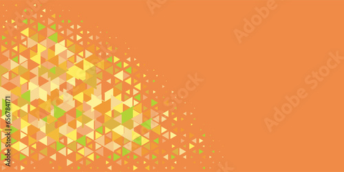  Multicolored abstract Triangle background with variety of triangular shapes and colors, triangles or concave with Copy space 