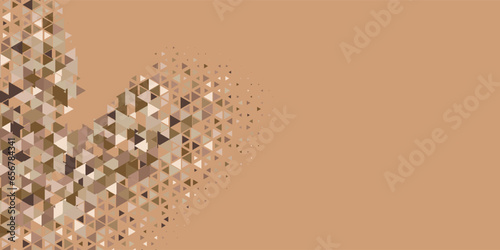  Multicolored abstract Triangle background with variety of triangular shapes and colors, triangles or concave with Copy space 
