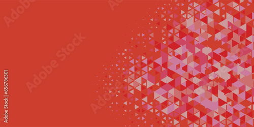  Multicolored abstract Triangle background with variety of triangular shapes and colors, triangles or concave with Copy space 