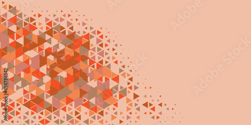  Multicolored abstract Triangle background with variety of triangular shapes and colors, triangles or concave with Copy space 