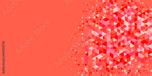  Multicolored abstract Triangle background with variety of triangular shapes and colors, triangles or concave with Copy space 