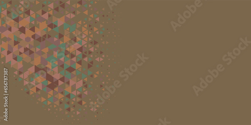  Multicolored abstract Triangle background with variety of triangular shapes and colors, triangles or concave with Copy space 