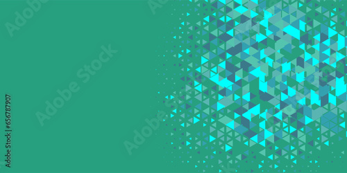  Multicolored abstract Triangle background with variety of triangular shapes and colors, triangles or concave with Copy space 