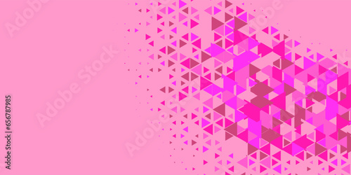  Multicolored abstract Triangle background with variety of triangular shapes and colors, triangles or concave with Copy space 