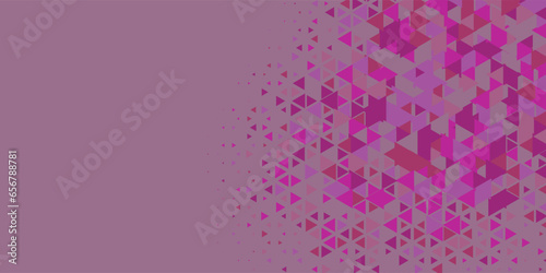  Multicolored abstract Triangle background with variety of triangular shapes and colors, triangles or concave with Copy space 
