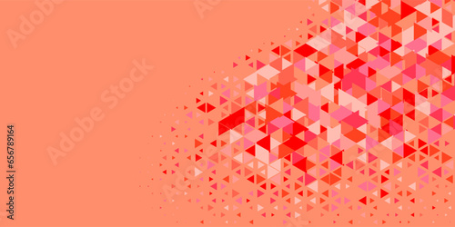  Multicolored abstract Triangle background with variety of triangular shapes and colors, triangles or concave with Copy space 