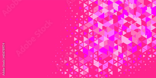 Multicolored abstract Triangle background with variety of triangular shapes and colors, triangles or concave with Copy space 