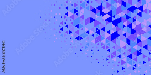  Multicolored abstract Triangle background with variety of triangular shapes and colors, triangles or concave with Copy space 