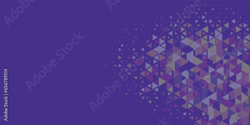  Multicolored abstract Triangle background with variety of triangular shapes and colors, triangles or concave with Copy space 
