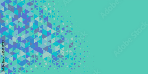  Multicolored abstract Triangle background with variety of triangular shapes and colors, triangles or concave with Copy space 