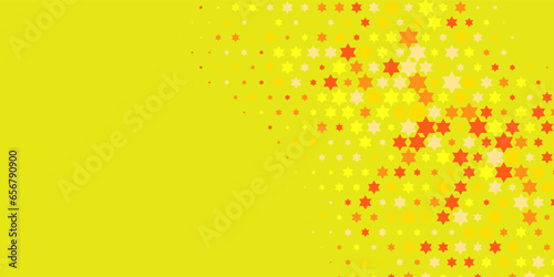 Colorful stars Abstract Illustration background beautiful banner with copy space