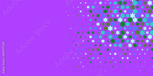 Colorful stars Abstract Illustration background beautiful banner with copy space