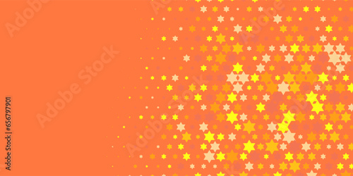 Colorful stars Abstract Illustration background beautiful banner with copy space