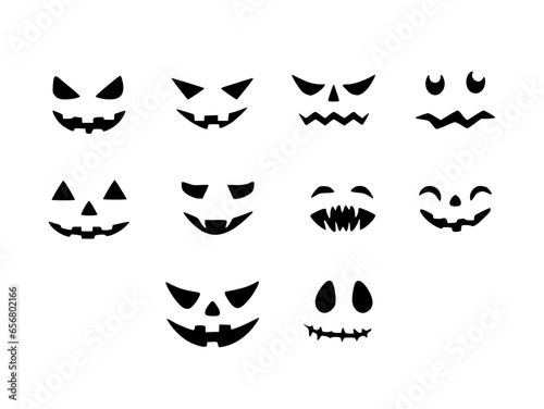 black and white mask horor icon
