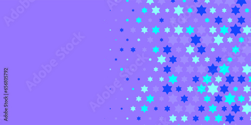 Colorful stars Abstract Illustration background beautiful banner with copy space