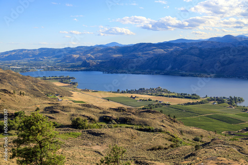 Okanagan Valley British Columbia Winery Vineyard Landscape