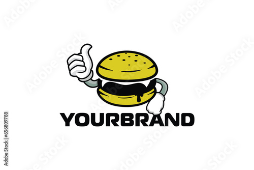 Wallpaper Mural burger logo Torontodigital.ca