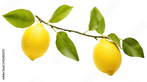 lemon tree with leaves