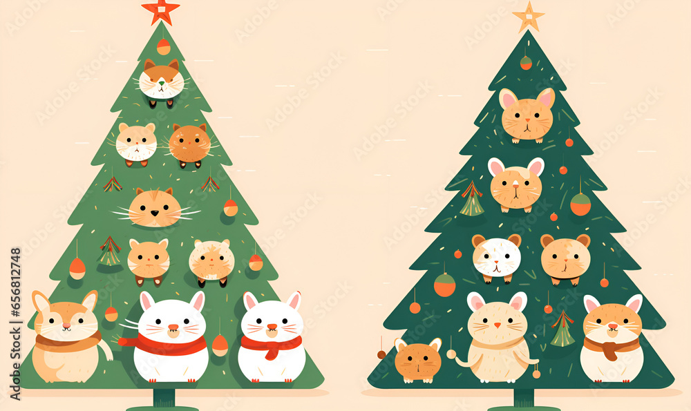 A Couple of Trees with Animals A Couple of Trees with Animals
