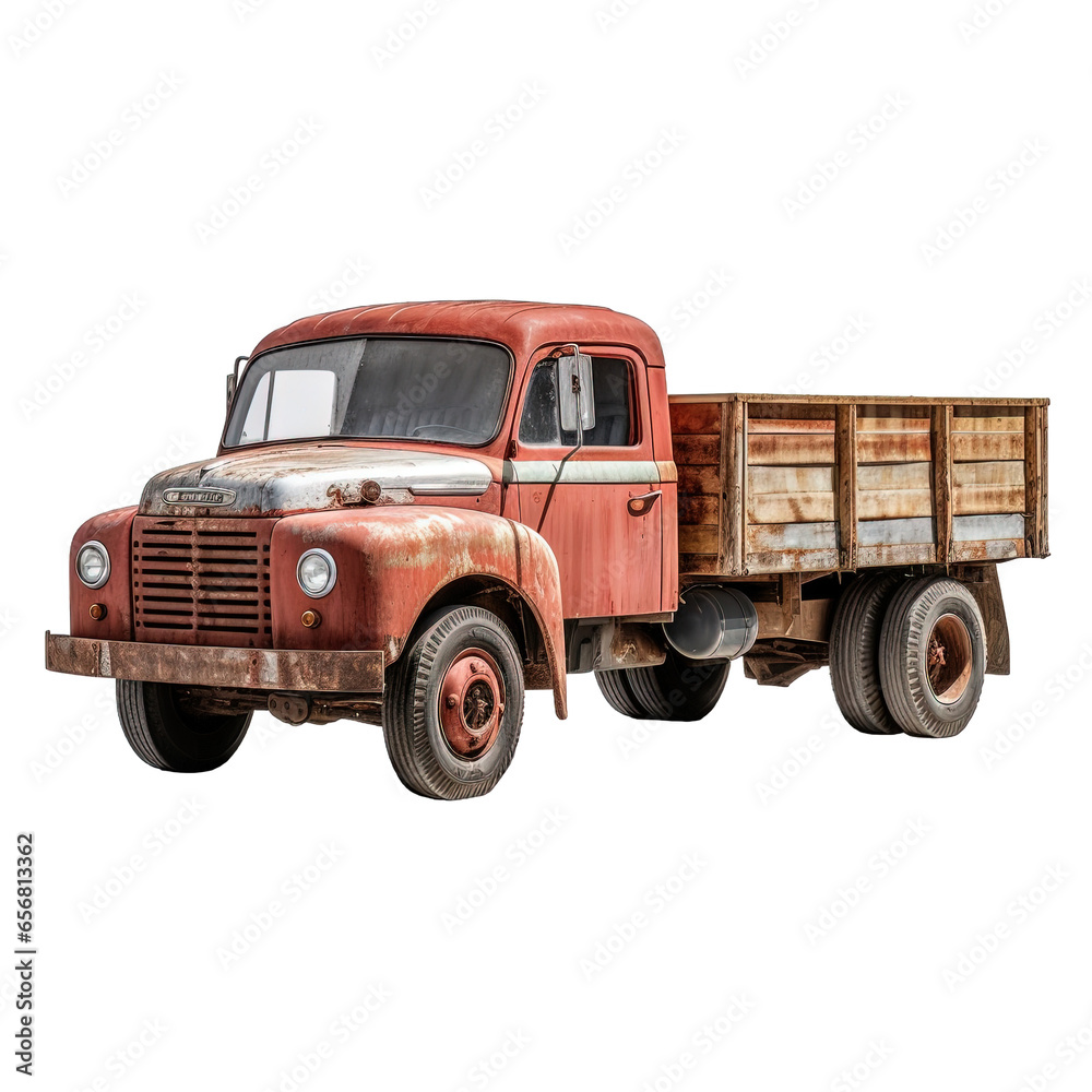 Delivery Truck Isolated