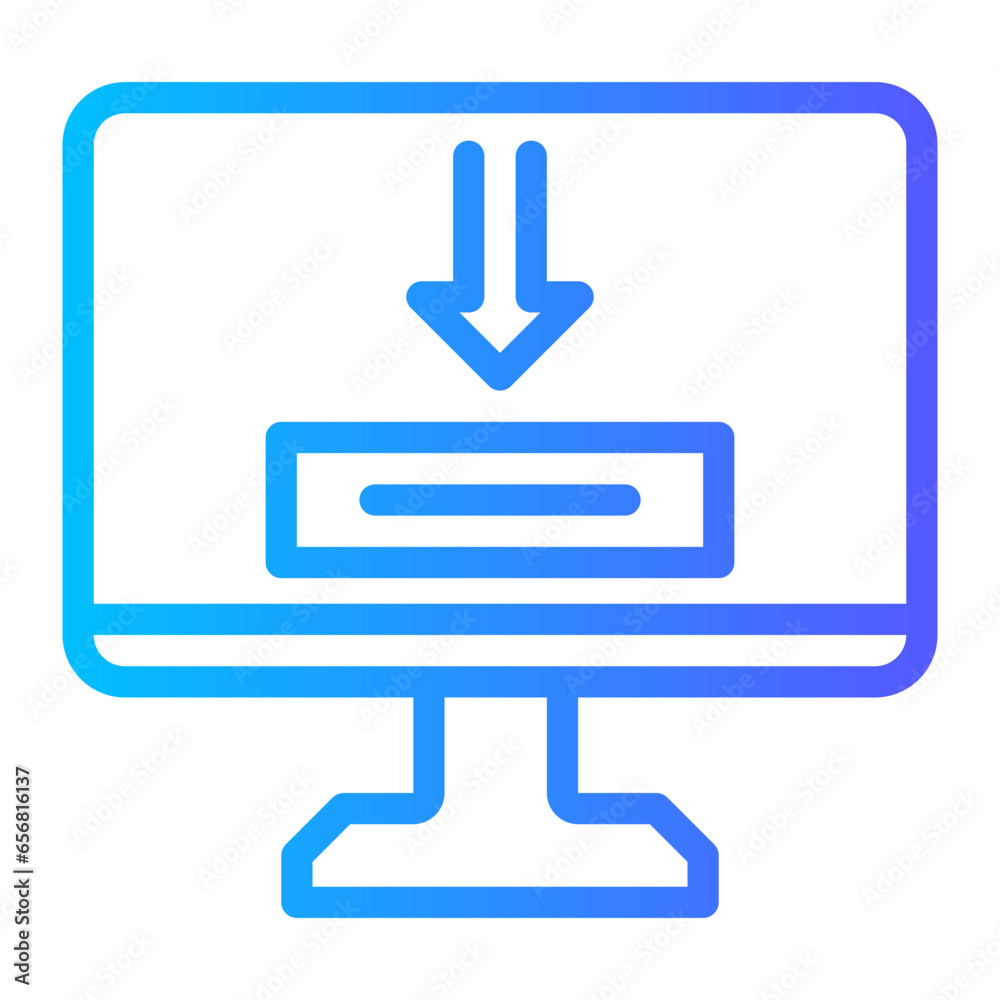 download gradient icon