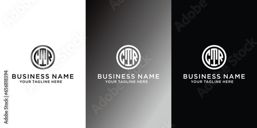 Letter CTR and Circle Logo Design
